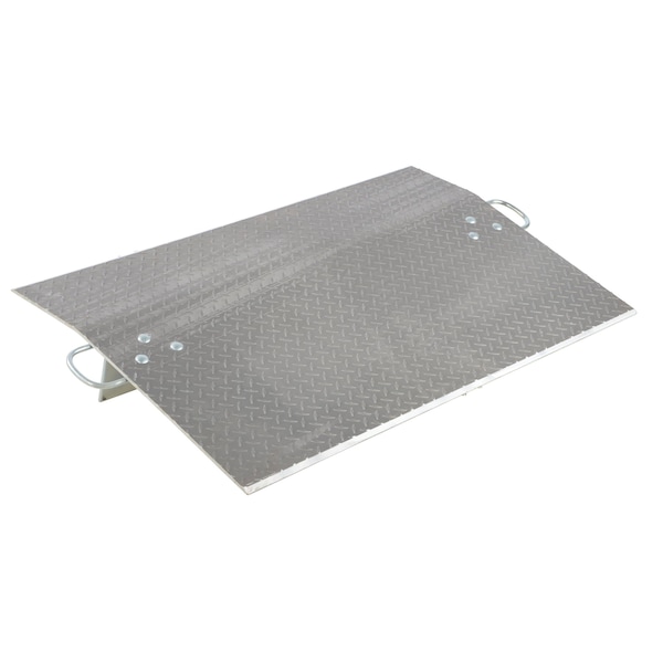 30x30 3/8" Alum Dock Plate 2.3k, 2,300 lb., 30 in.